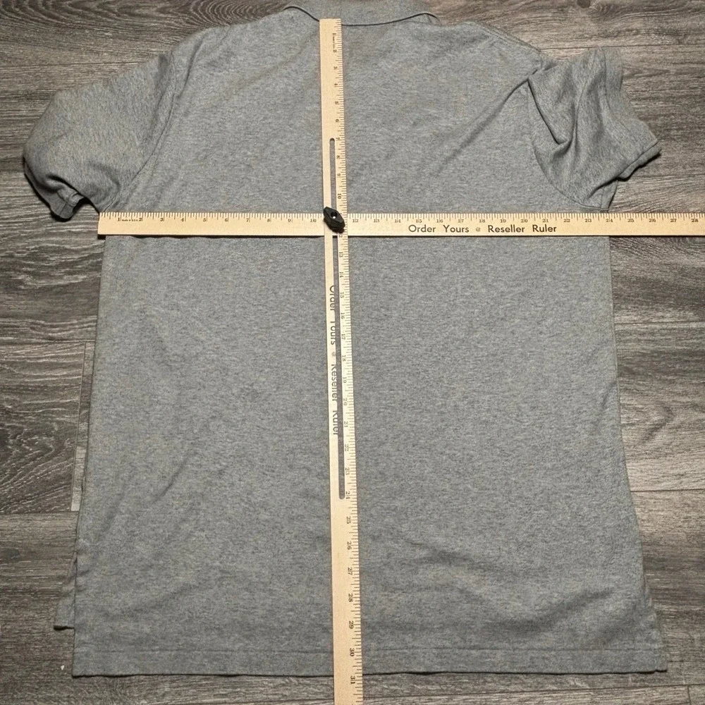 Polo‎ Ralph Lauren Mens XL Heather Grey Short Sleeve Cotton Polo Shirt Pony Logo